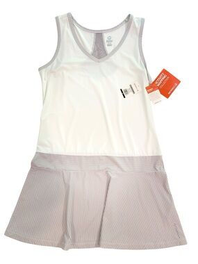 Merrell Active Dress Womens Medium White Gray Striped Athletic Tennis Golf NWT